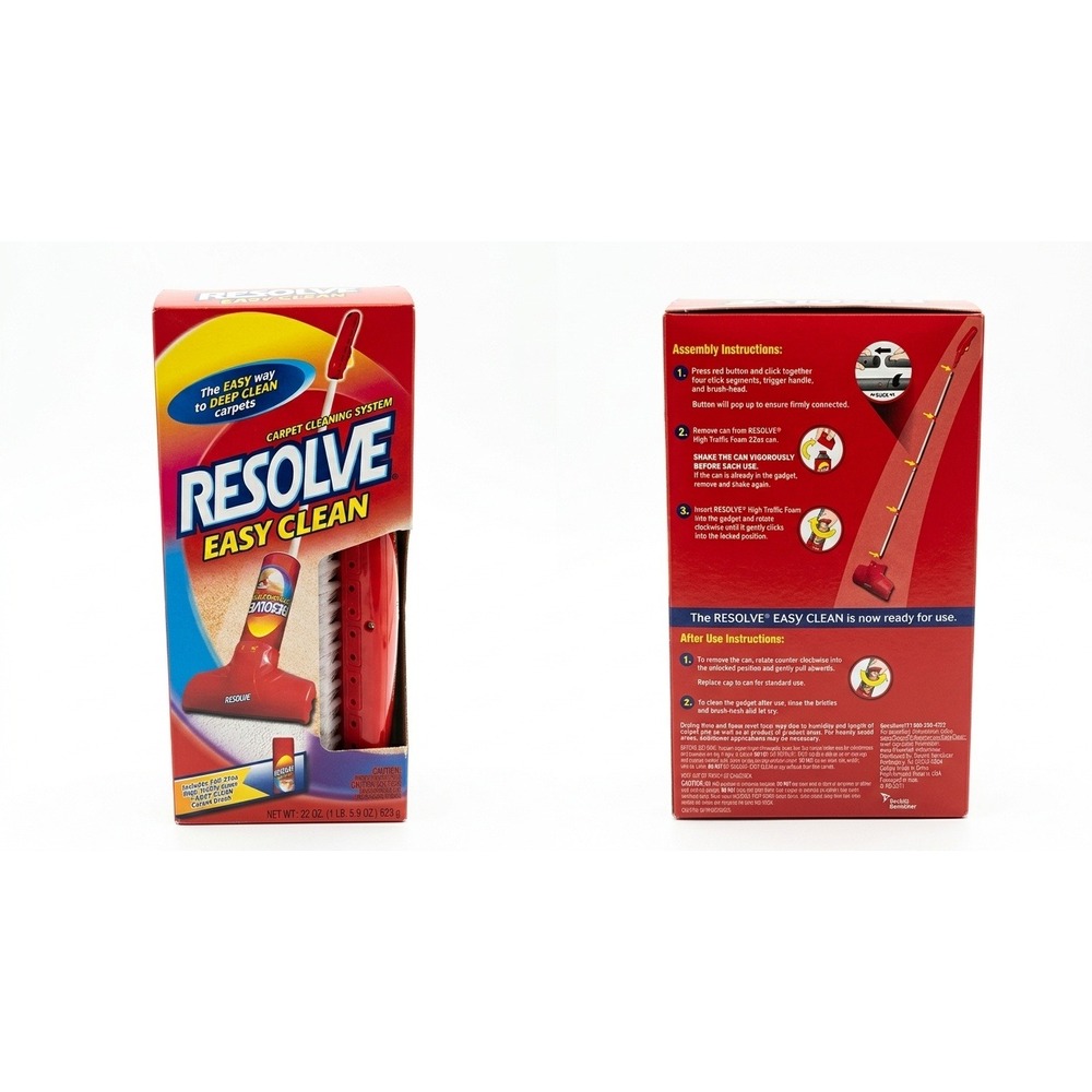 Vintage Resolve Easy Clean Carpet Cleaning System Discontinued Brush Full 22oz